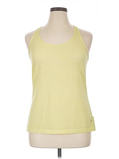 Pre-owned Gap Fit Active Tank Top In Yellow