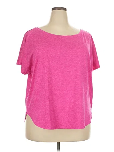 Pre-owned Gap Fit Active T-shirt In Pink