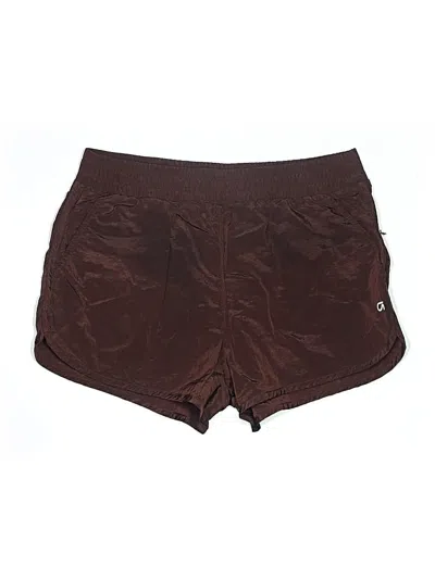 Pre-owned Gap Fit Athletic Shorts In Burgundy