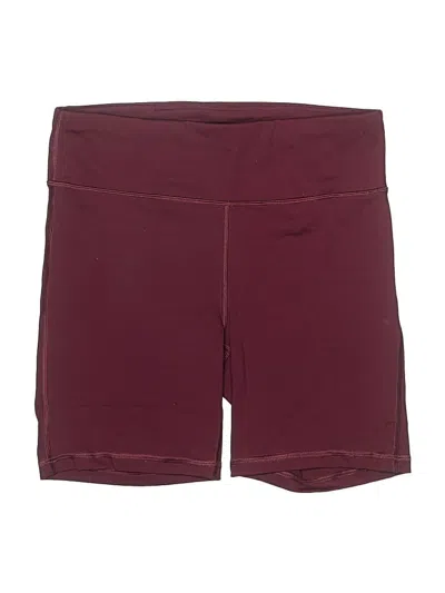 Pre-owned Gap Fit Athletic Shorts In Burgundy