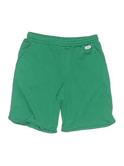 Pre-owned Gap Fit Kids' Athletic Shorts In Green