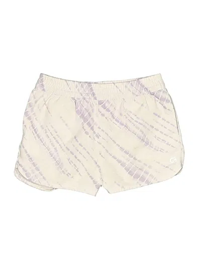 Pre-owned Gap Fit Kids' Athletic Shorts In Ivory
