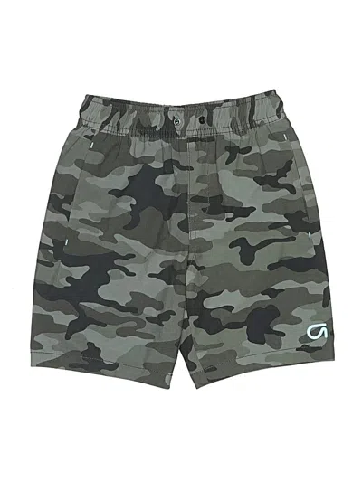 Pre-owned Gap Fit Kids' Board Shorts In Green