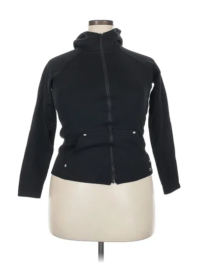 Pre-owned Gap Fit Cardigan Sweater In Black