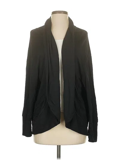 Pre-owned Gap Fit Cardigan Sweater In Black