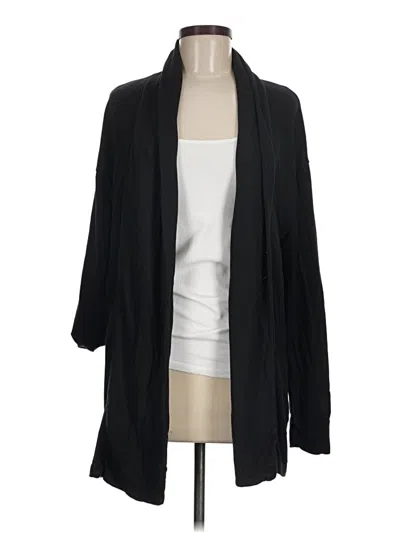 Pre-owned Gap Fit Cardigan Sweater In Black