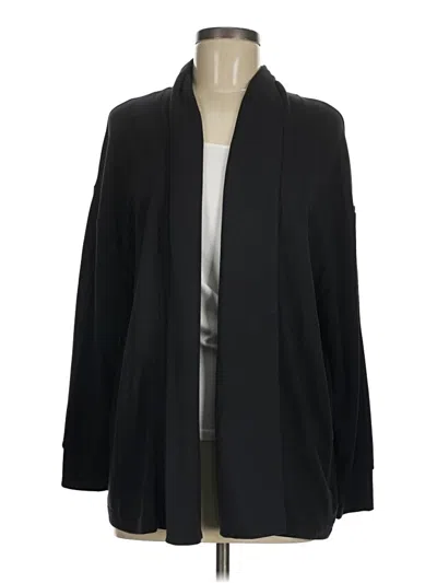 Pre-owned Gap Fit Cardigan Sweater In Black