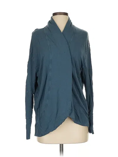 Pre-owned Gap Fit Cardigan Sweater In Blue