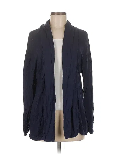 Pre-owned Gap Fit Cardigan Sweater In Blue