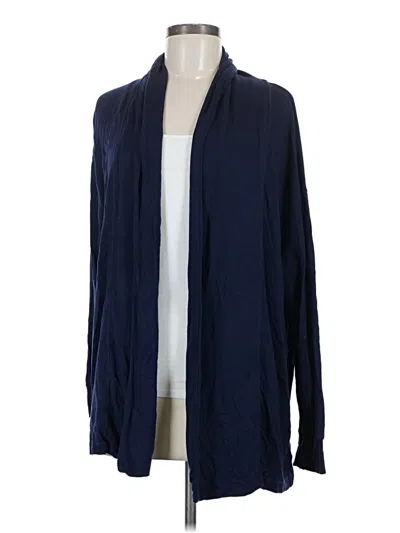 Pre-owned Gap Fit Cardigan Sweater In Blue