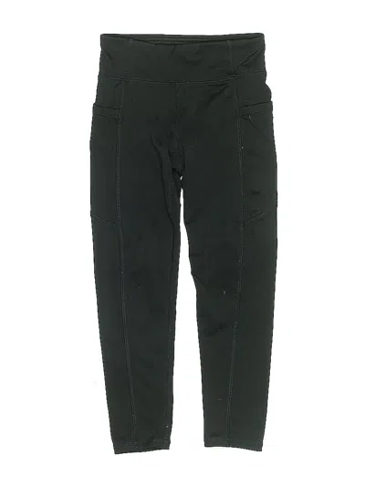 Pre-owned Gap Fit Kids' Cargo Pants In Black