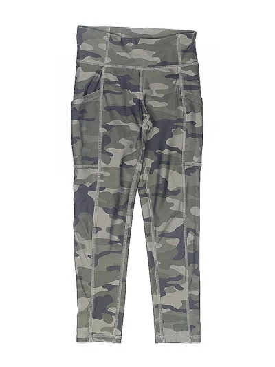 Pre-owned Gap Fit Kids' Cargo Pants In Gray