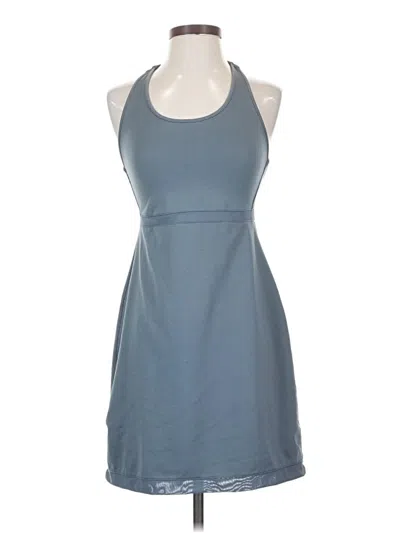 Pre-owned Gap Fit Casual Dress In Blue
