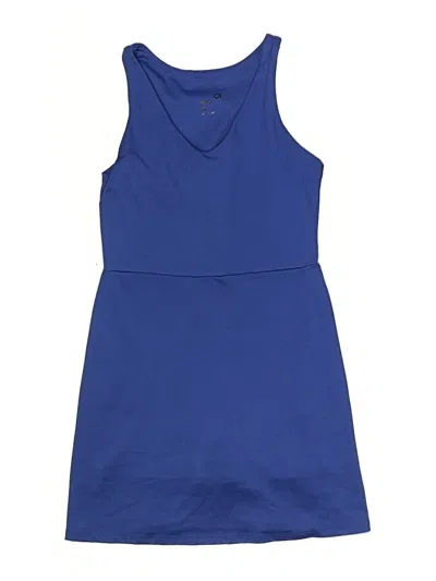 Pre-owned Gap Fit Casual Dress In Blue