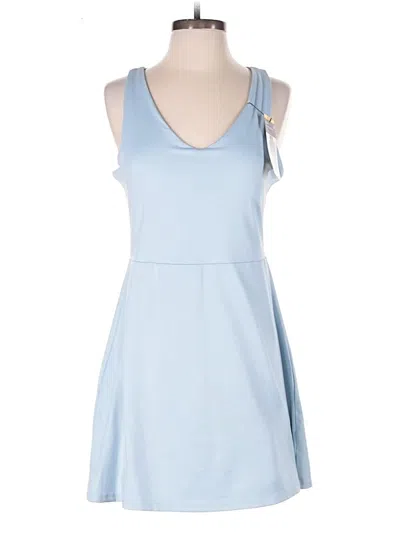 Pre-owned Gap Fit Casual Dress In Blue