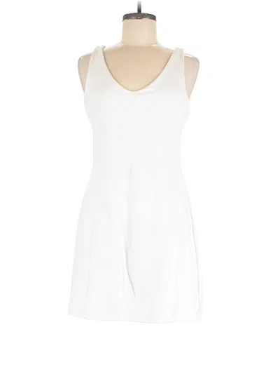 Pre-owned Gap Fit Casual Dress In White