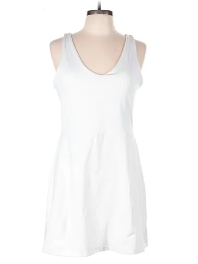 Pre-owned Gap Fit Casual Dress In White
