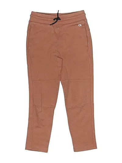 Pre-owned Gap Fit Kids' Casual Pants In Brown
