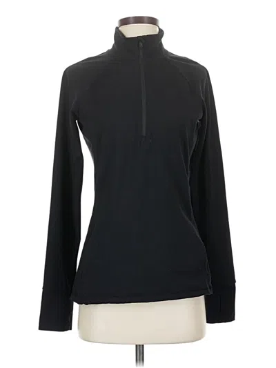 Pre-owned Gap Fit Fleece Jacket In Black