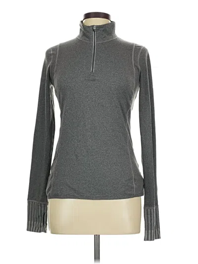 Pre-owned Gap Fit Fleece Jacket In Gray