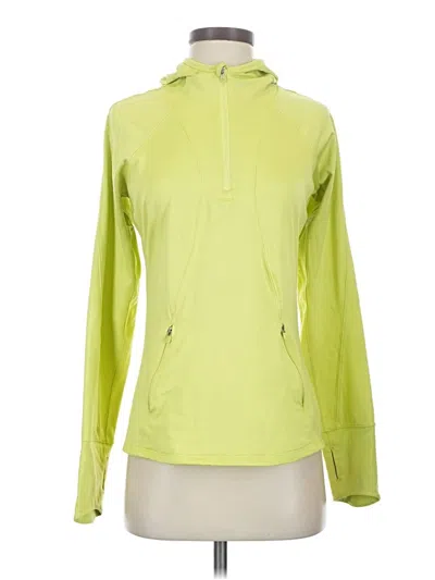Pre-owned Gap Fit Fleece Jacket In Green