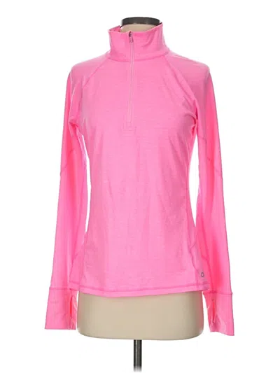 Pre-owned Gap Fit Fleece Jacket In Pink