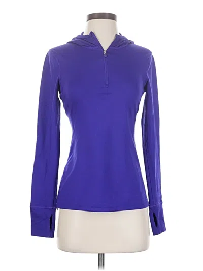 Pre-owned Gap Fit Fleece Jacket In Purple