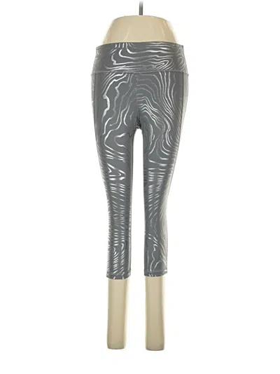 Pre-owned Gap Fit Leggings In Silver