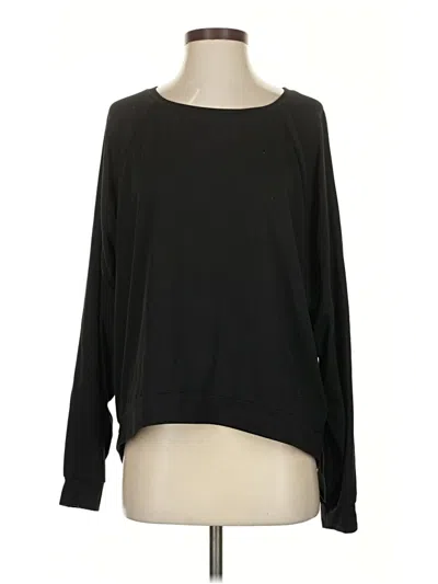 Pre-owned Gap Fit Long Sleeve T-shirt In Black