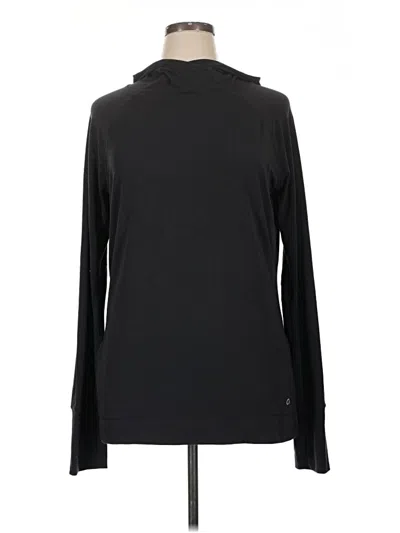Pre-owned Gap Fit Long Sleeve Top Black Turtleneck Tops