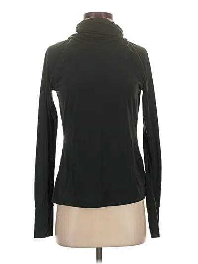 Pre-owned Gap Fit Long Sleeve Top Black Turtleneck Tops