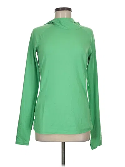 Pre-owned Gap Fit Long Sleeve Top Green Turtleneck Tops