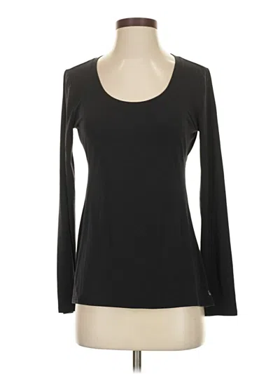 Pre-owned Gap Fit Long Sleeve T-shirt In Black