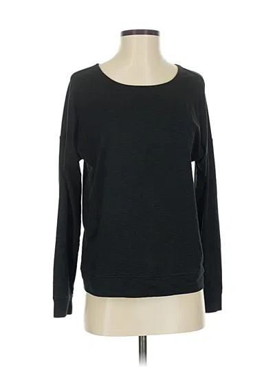 Pre-owned Gap Fit Long Sleeve T-shirt In Black