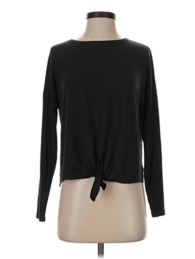 Pre-owned Gap Fit Long Sleeve T-shirt In Black
