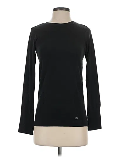 Pre-owned Gap Fit Long Sleeve T-shirt In Black