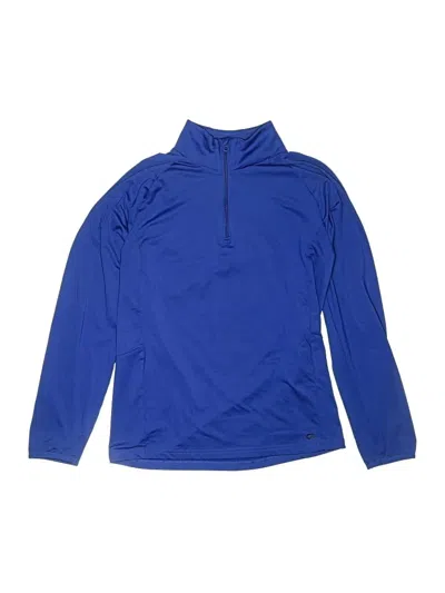 Pre-owned Gap Fit Kids' Long Sleeve T-shirt In Blue