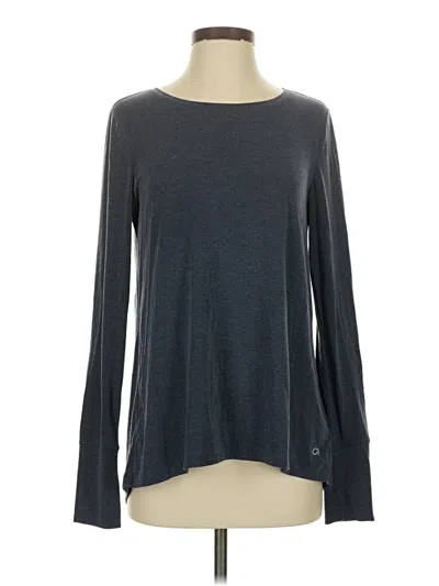 Pre-owned Gap Fit Long Sleeve T-shirt In Gray