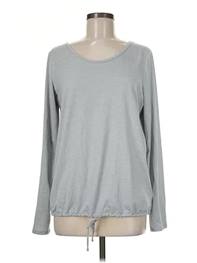 Pre-owned Gap Fit Long Sleeve T-shirt In Gray