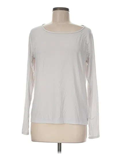 Pre-owned Gap Fit Long Sleeve T-shirt In Silver