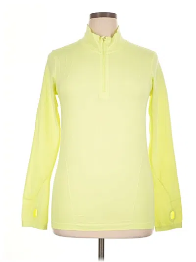 Pre-owned Gap Fit Long Sleeve T-shirt In Yellow