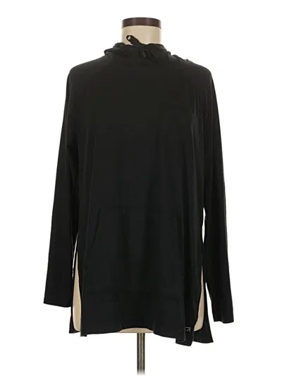 Pre-owned Gap Fit Long Sleeve Turtleneck In Black