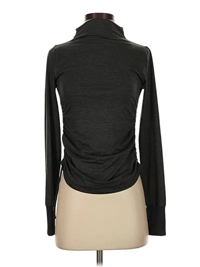 Pre-owned Gap Fit Long Sleeve Turtleneck In Black