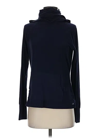 Pre-owned Gap Fit Long Sleeve Turtleneck In Blue