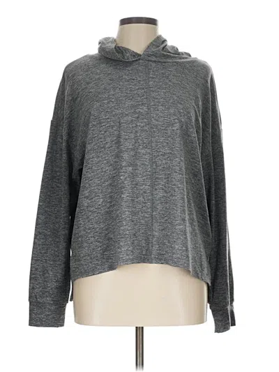 Pre-owned Gap Fit Long Sleeve Turtleneck In Gray