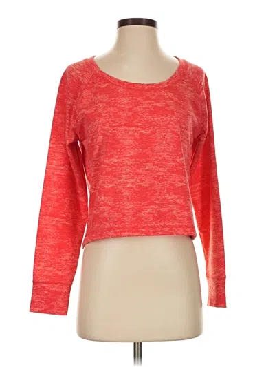 Pre-owned Gap Fit Outlet 3/4 Sleeve T-shirt In Red
