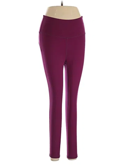 Pre-owned Gap Fit Outlet Active Pants In Burgundy