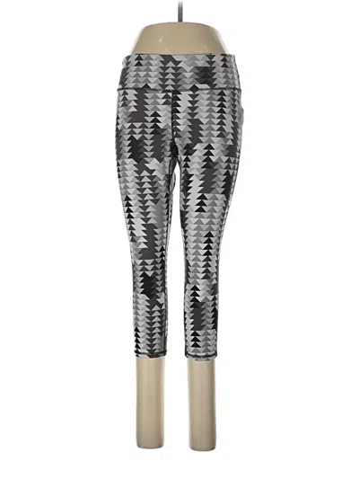 Pre-owned Gap Fit Outlet Leggings In Silver