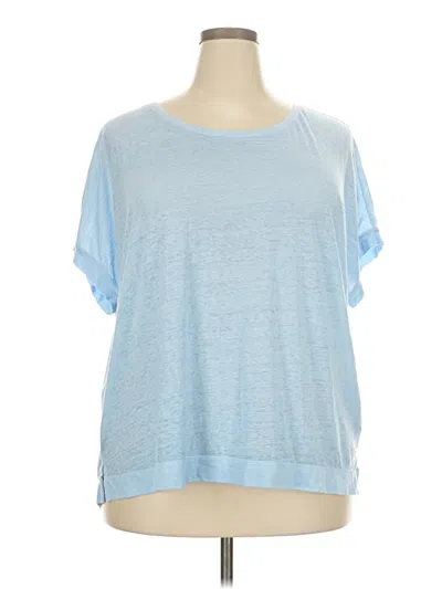 Pre-owned Gap Fit Outlet Short Sleeve T-shirt In Blue