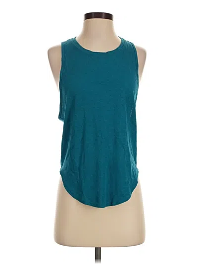 Pre-owned Gap Fit Outlet Sleeveless T-shirt In Teal